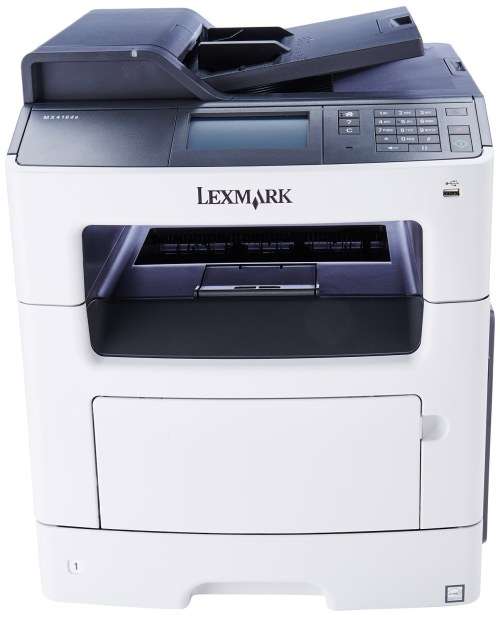Office Master Lexmark MX410de MFP with print, copy, email, fax and scan functions up to 40 ppm.