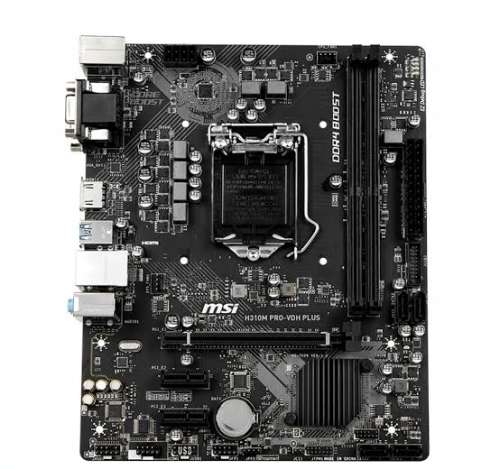 8th Gen, MSI H310M PRO-VDH PLUS LGA 1151 Micro-ATX Motherboard