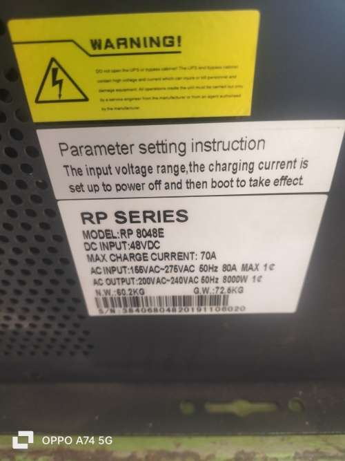 OFF-GRID INKWEKWEZI 8KVA solar inverter for your power peace of mind