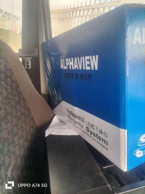 Alphaview 4 Channel 1080P High Definition AHD CCTV Kit with remote internet viewing via Mobile