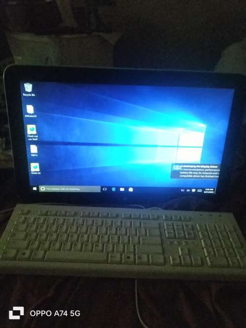 All IN One 19 inch touch screen computer, Intel N2805, 500gb, 2gb ram, WiFi, windows 10