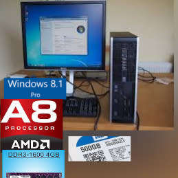 HP COMPAQ 6005 AMD-A8500GB, 4GB, 3.20GHZ, WINDOWS 10CLEARENCE SALE