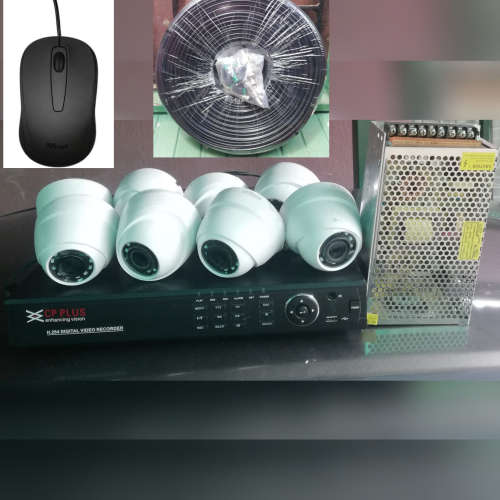 8 CHANNEL CCTV SYSTEM WITH DAHUA CAMERA