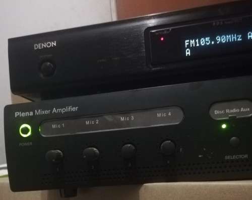 BOSCH PLENA AMPLIFIER & DENON TUNER (TU-1500AE)