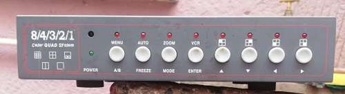 16 CHANNEL CCTV SYSTEM P, 8 channel video splitter, 14 x IR, CCD CAMERAS