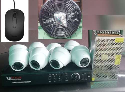 8 CHANNEL CCTV SYSTEM WITH DAHUA CAMERA