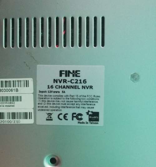 FINE 16 CHANNEL NVR, NVR tested going on, 2TB hardrive available for R350