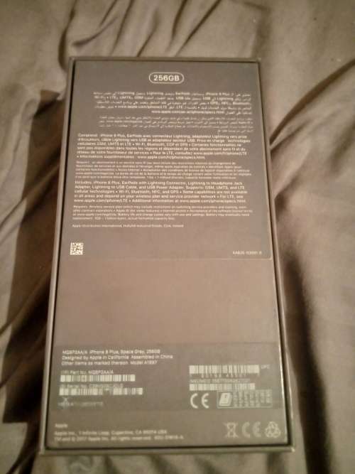 Faulty Iphone 8 Plus Space Gray 256 gb. As in the pictures