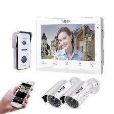 Your main door in your phone anytime anywhere. 10` TMEZON WIRELESS IP VIDEO DOOR DOOR PHONE