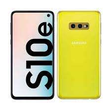 Samsung Galaxy S10e 128GB, 6GB RAM, Dual Sim Canary Yellow, Free Cover