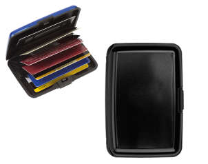 Credit Card & Business Card Case - Black