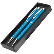 Pen And Pencil Set - Cyan