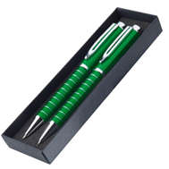 Pen And Pencil Set - Green