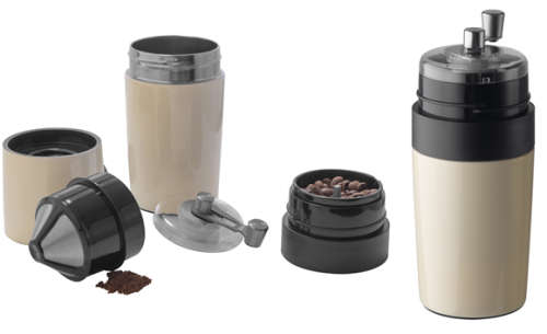 Coffee Cup With Coffee Grinder