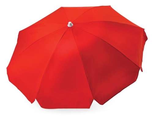 8 Panel Beach Umbrella - Red
