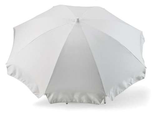 8 Panel Beach Umbrella - White