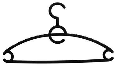 Non-slip Plastic Trouser Hanger (Set Of 5 Hangers)