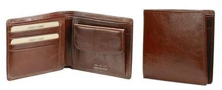 Leather wallet with Coin Purse