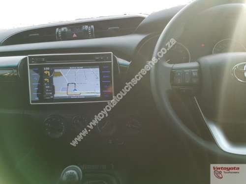2016/17 Toyota Hilux GPS DVD 8 inch Navigation Touch Screen Radio Unit, FREE REVERSE CAMERA