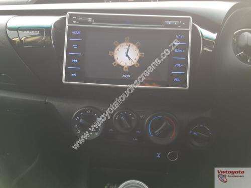 2016/17 Toyota Hilux GPS DVD 8 inch Navigation Touch Screen Radio Unit, FREE REVERSE CAMERA