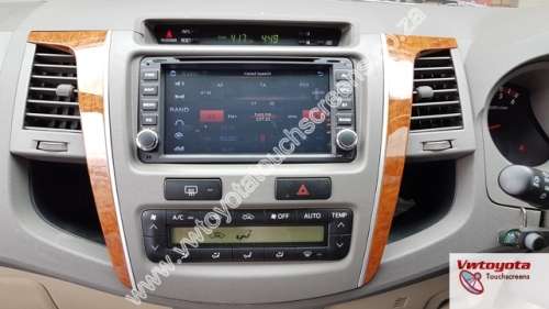Toyota Fortuner / Hilux GPS DVD 7 inch Navigation Touch Screen Radio, FREE REVERSE CAMERA