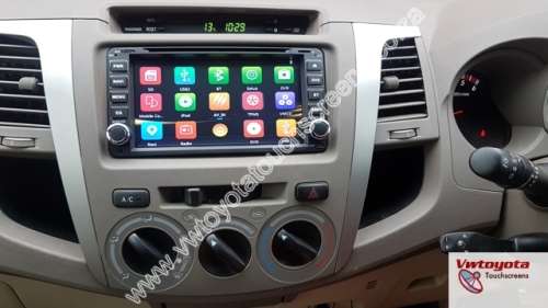 Toyota Hilux / Fortuner GPS DVD 7 inch Navigation Touch Screen Radio, FREE REVERSE CAMERA