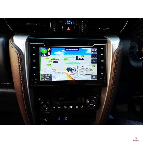 2016 - 2020 Toyota Fortuner 8 inch Android GPS DVD Navigation Radio Unit with FREE REVERSE CAMERA