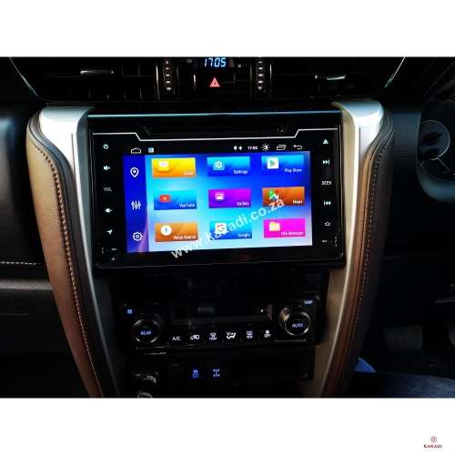 2016 - 2020 Toyota Fortuner 8 inch Android GPS DVD Navigation Radio Unit with FREE REVERSE CAMERA