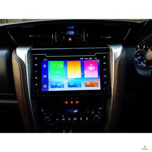 2016 - 2020 Toyota Fortuner 8 inch Android GPS DVD Navigation Radio Unit with FREE REVERSE CAMERA