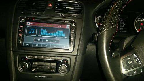 VW Golf 6 double din 8 Inch SATNAV DVD Player Radio and GPS - FREE DELIVERY!