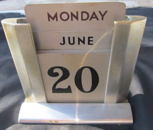 OLD DESK CALENDAR