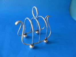 SILVER PLATED TOAST RACK