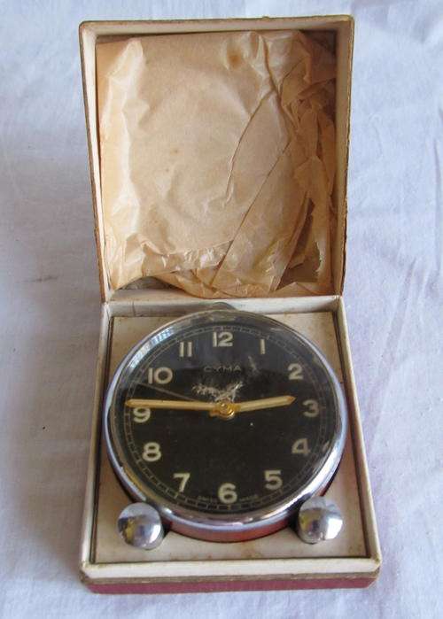 CYMA  TRAVELLING ALARM CLOCK - WORKING