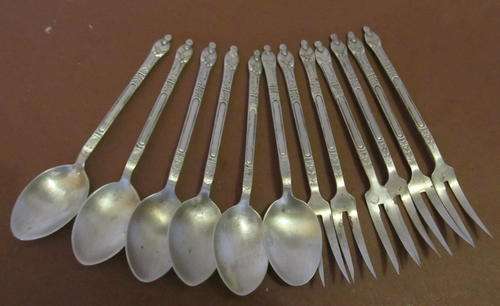 EPNS APOSTLE CAKE FORKS AND SPOONS