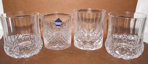 CRYSTAL WHISKEY GLASSES