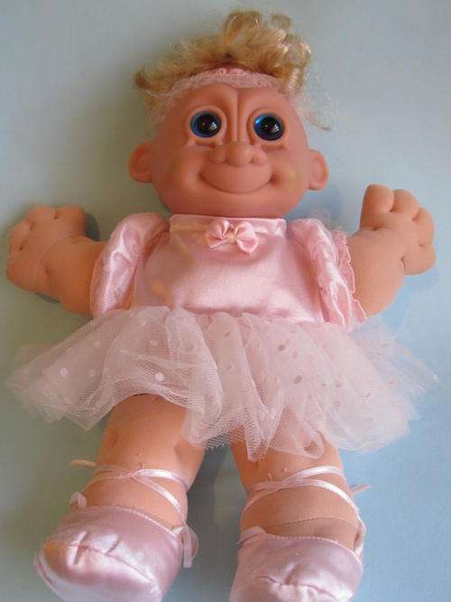 #RARE# LARGE RUSS BERRIE TROLL DOLL