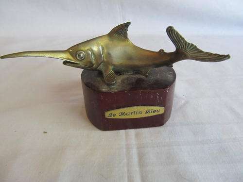 BRASS MARLIN ORNAMENT