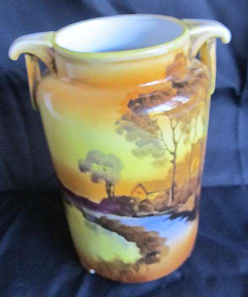 NIPPON HAND PAINTED VASE