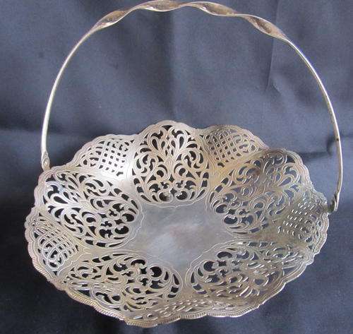 SILVER PLATED BASKET