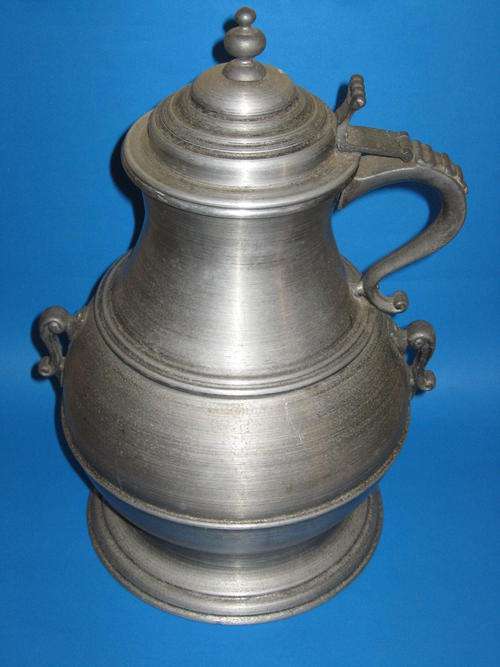 LARGE PEWTER JUG BUCKET