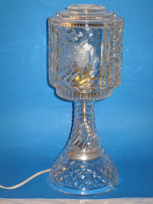 ROSE CUT CRYSTAL LAMP