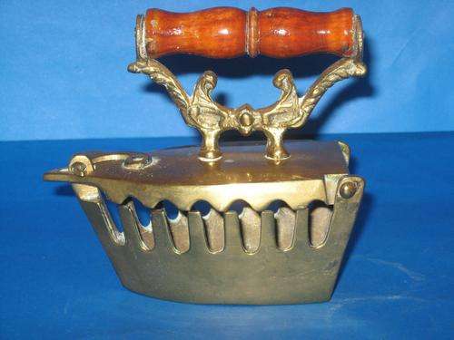 SOLID BRASS MINI COAL IRON