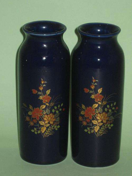 PAIR of SATSUMA STYLE VASES