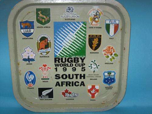 1995 RUGBY WORLD CUP TRAY