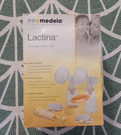 medela lactina double pump set two in 1