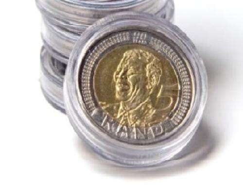 **ENCAPSULATED** 2008 Mandela Birthday R5 Coins UNC ** Untouched & Uncirculated **