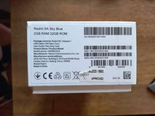 Redmi 9A Sky Blue Dual SIM