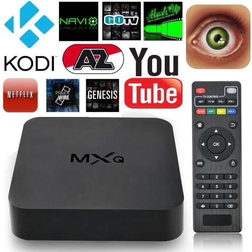 MXQ Android 4.4.2 Amlogic Quad Core HDMI 1080P Wifi Smart TV Box