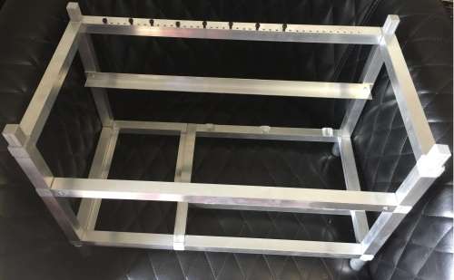 Ethereum 8 GPU Mining Rig Open Air Frame