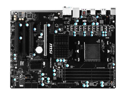 MSI 970A-G43 Plus AM3+/AM3 AMD 970 & SB950 SATA 6Gb/s USB 3.1 ATX AMD Motherboard